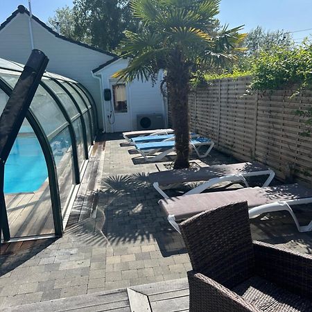 Gite Spa Sauna Piscine Aubin-Saint-Vaast Exterior foto